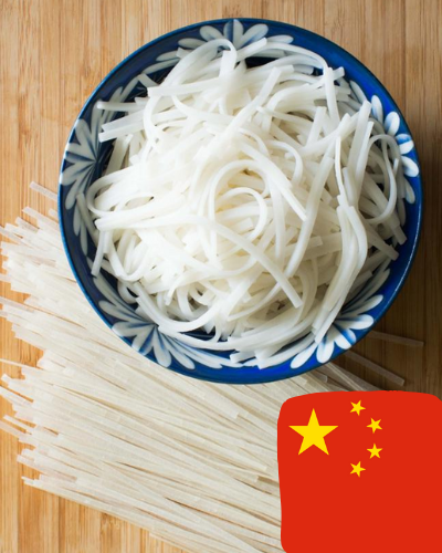 Noodles de arroz, da China