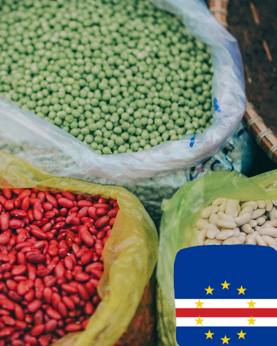 Feijões e milho para cachupa, de Cabo Verde