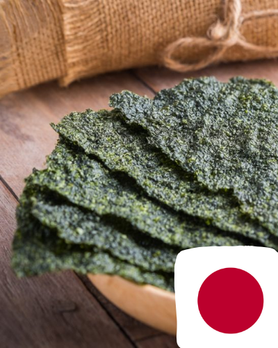 Algas Nori, para sushi, do Japão